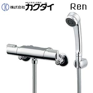 浴室用蛇口 Ren[壁][シャワー専用][サーモスタット付シャワーバス混合水栓][一般地]