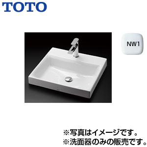 洗面器単品[ベッセル式][角形][水栓取付穴径:φ35][中央1ヶ所][ホワイト]