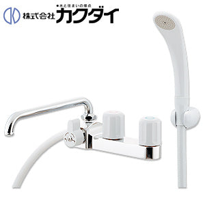 受付終了です 浴室用蛇口[台][浴槽・洗い場兼用][デッキ形][2ハンドルシャワーバス