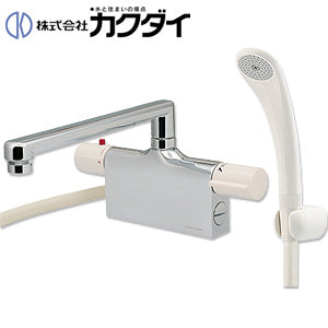 浴室用蛇口[台][デッキ形][サーモスタット付シャワーバス混合水栓