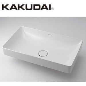 洗面器単品[デュラビット][DuraSquare][ハーフベッセル式][半埋込