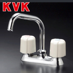 キッチン用蛇口[台][2ハンドル混合水栓][流し台用][湯水芯102mm][一般
