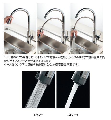 117-127｜カクダイキッチン用蛇口 SYATORA[台][シングルレバー混合水栓]