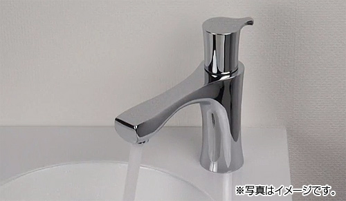 洗面用蛇口 神楽シリーズ[台][単水栓][シングルレバー立水栓][吐水口高さ100〜40ミリ][一般地]