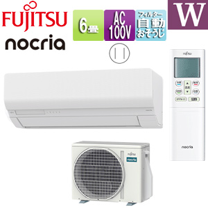ルームエアコン[Wシリーズ][100V][6畳][2.2kW][ノクリア][2025年モデル]