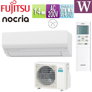 ルームエアコン[Wシリーズ][200V][14畳][4.0kW][ノクリア][2025年モデル]