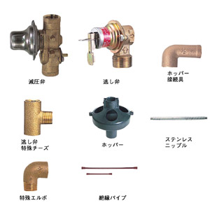 【国内在庫】三菱 電気温水器 給湯専用オプション　標準配管セット BA-T12G 給湯設備