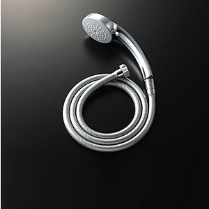 取り替え用パーツ ハンドシャワー[エコフルスプレーシャワー][めっき仕様][シルバーホース][1.5m]