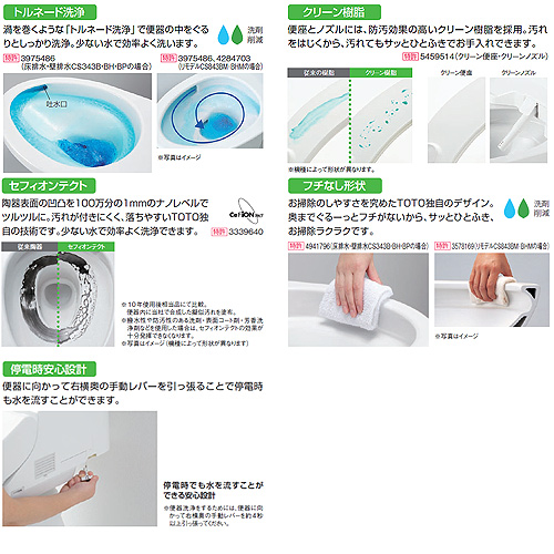 Ces971p Toto Sale ウォシュレット一体形便器 Hv 壁 排水芯120mm 手洗い無し