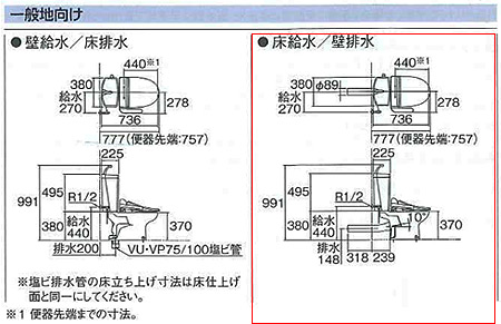 CFS371BPA#SC1｜TOTO組み合わせトイレ CS370シリーズ[壁:排水芯148mm