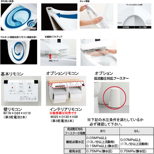 サティスＥタイプ リトイレシャワートイレ一体型便器 注文 DV-E114H