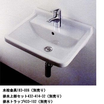 壁掛洗面器単品[デュラビット][Philippe Starck][水栓取付穴径：φ35][1ヶ所]