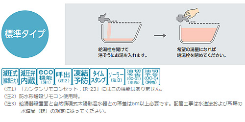 石油給湯器[エコフィール][台所リモコンセット][給湯専用][手動][減圧式][屋外据置型][4万キロ][ステンレス外装]