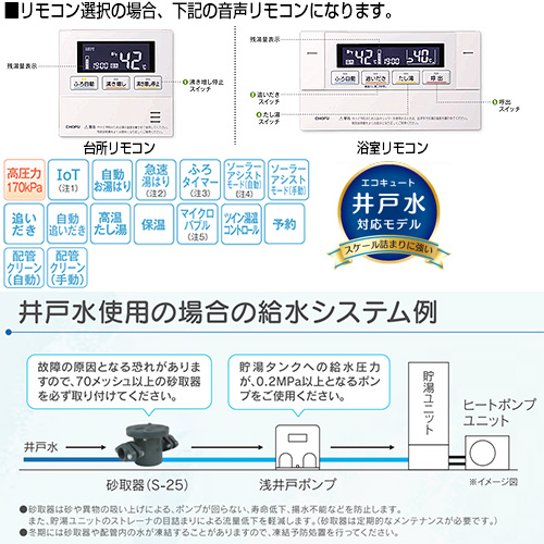 長府製作所エコキュート370LフルオートEHP-3704BX - 茨城県の家具