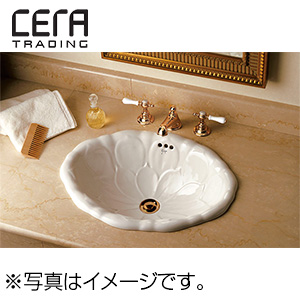 GG1107S-WHI-set｜CERAベッセル式洗面器セット[ジョルジオ][ジョルジオ