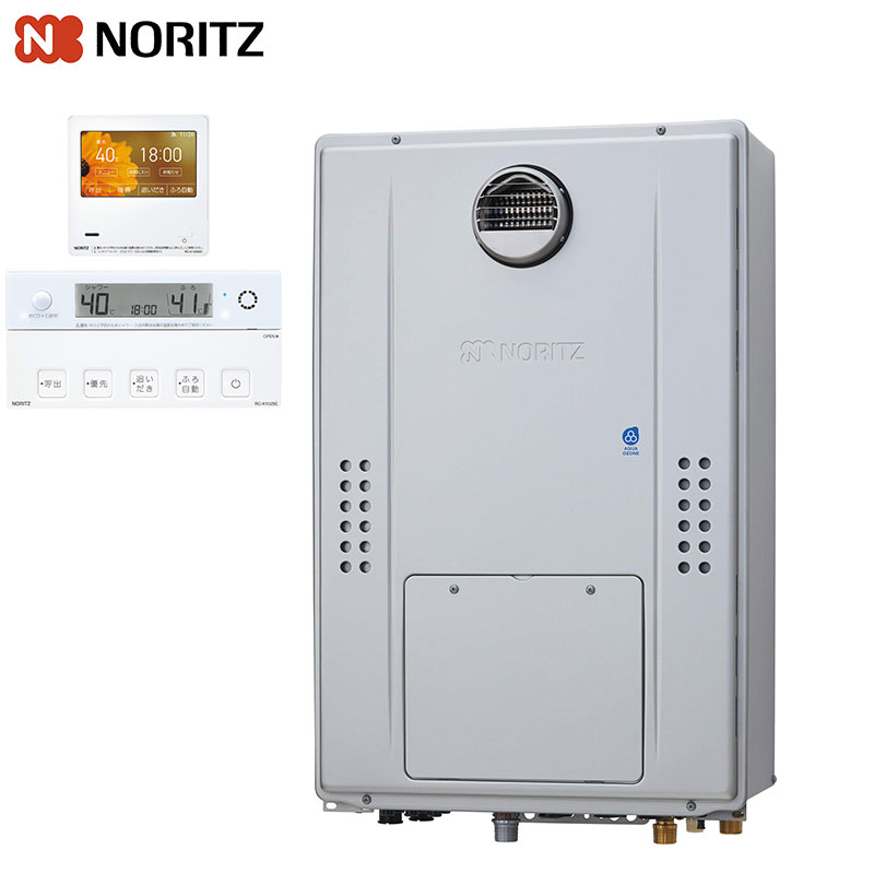 熱源機 [エコジョーズ][浴室・台所リモコンセット][2温度][3P熱動弁内蔵][2-3][暖房能力11.6kW][屋外壁掛型][PS設置型][前面排気][フルオート][24号]