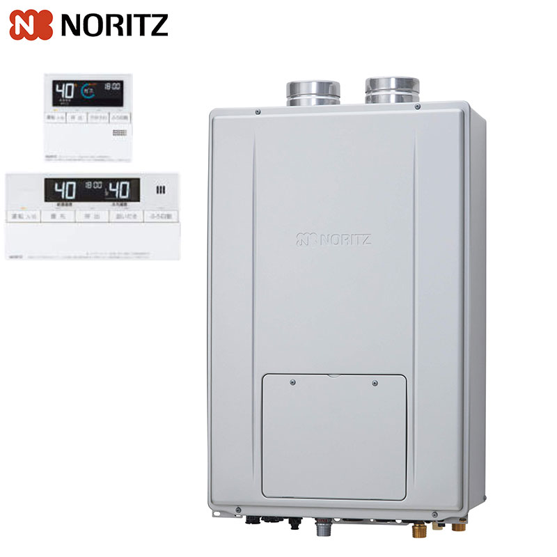 熱源機 [エコジョーズ][浴室・台所リモコンセット][2温度][6P熱動弁内蔵][2-6][暖房能力14.0kW][PS扉内設置型][上方排気][強制給排気][スタンダード][フルオート][24号][都市ガス]