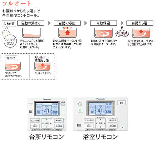 HE-D46FQMS+HE-CQVFW｜パナソニック○エコキュート[ボイスリモコンセット][フルオート]