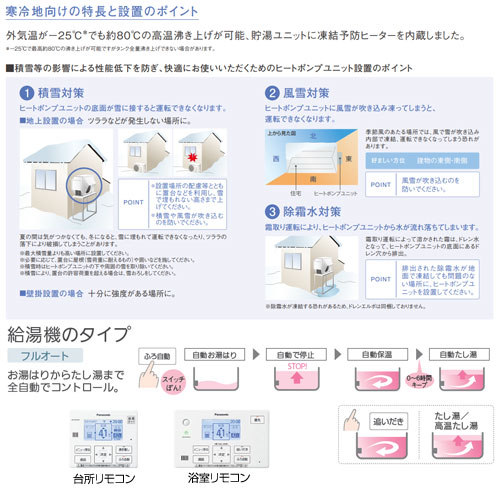 HE-L46KQS+AD-HEZBD6012｜パナソニック○エコキュート[フルオート][460L]