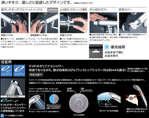 KF800WTR2S2｜KVK浴室用蛇口 KF800Tシリーズ[壁][浴槽・洗い場兼用]