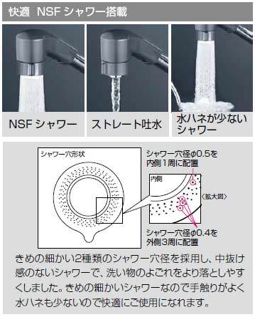 KM5000TF｜KVKキッチン用蛇口[壁][シングルレバー混合水栓]