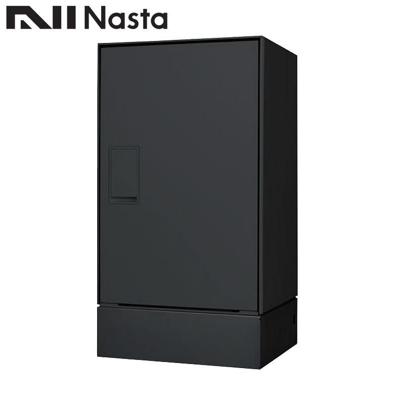 宅配ボックスセット ボックスライト[据置用幅木][前入][前出][FF][プッシュボタン錠][右開き][サイズM]