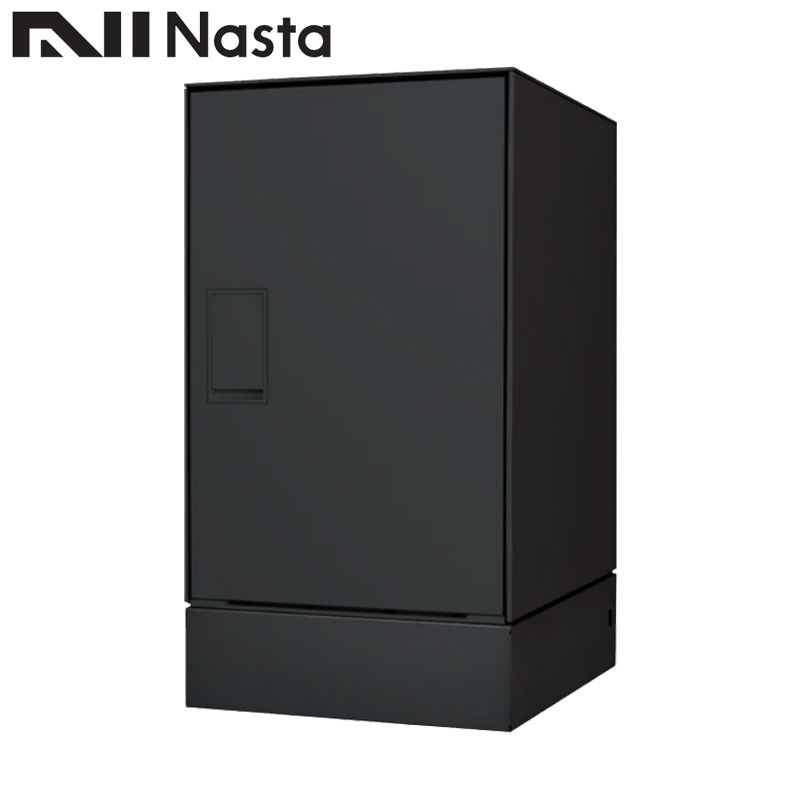 宅配ボックスセット ボックスライト[据置用幅木][前入][前出][FF][シリンダー錠][右開き][サイズL]