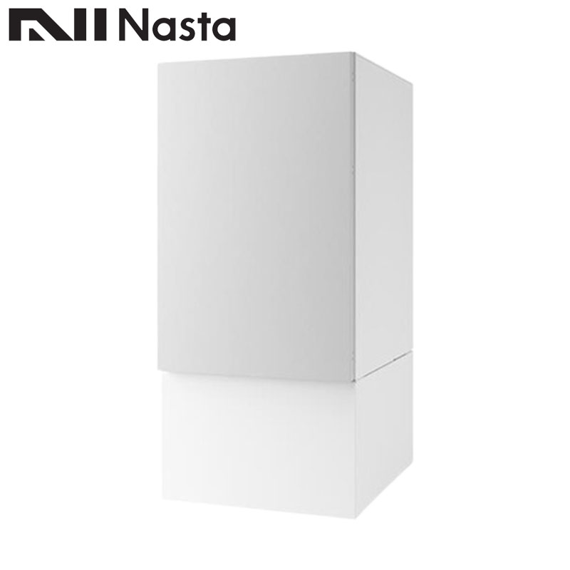 宅配ボックスセット ボックス+ポスト[据置用幅木][前入][後出][FR][シリンダー錠][左開き][サイズL]