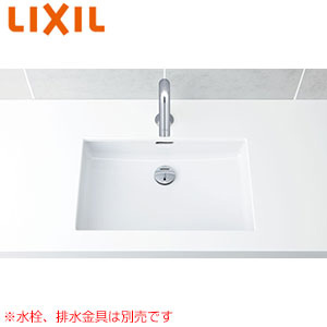 L 2250 Lixil 洗面器単品 アンダーカウンター式 はめ込み角形 リフォームネクスト