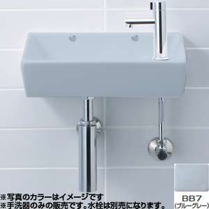 INAX  角形手洗器 （壁付式）L-35  ※器のみ 角形手洗器(壁付式)L-35タイプ INAX(LIXIL) 器(洗面器・手洗器) 【通販