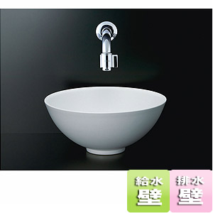 INAX/LIXIL 【L-CS-25/YU-4】手洗器 本体のみ 波工房釉シリーズ φ396
