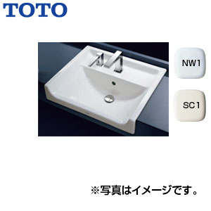 TOTO 洗面器 TOTO L350CM セルフリミング式洗面器のみ カウンター式