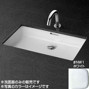 L520#NW1｜TOTOカウンター式洗面器単品[アンダーカウンター式][角形洗面器]