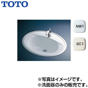 洗面器単品[アンダーカウンター式][フレーム式][楕円形][水栓取付穴径:φ35][中央1ヶ所]