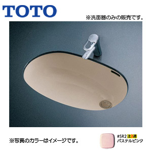 L587U#SR2｜TOTO○カウンター式洗面器単品[アンダーカウンター式][楕円