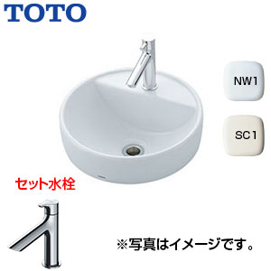 L652C-Pset｜TOTOカウンター式手洗器セット[ベッセル式][ベッセル形手洗器]