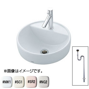 L652D-Sset｜TOTOカウンター式手洗器セット[ベッセル式][ベッセル形手洗器]