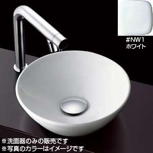 L701#NW1｜TOTO○カウンター式手洗器単品[ベッセル式][丸形手洗器]
