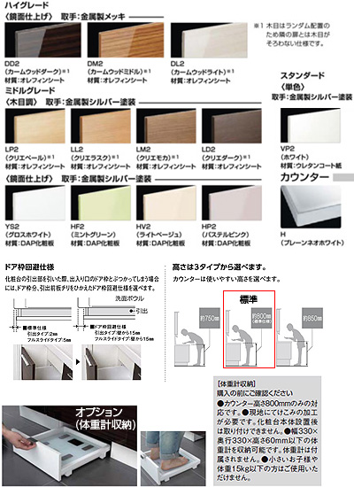 LCY1H-905JY-A/LD2H+MLCY1-903TXJU｜LIXIL洗面化粧台セット エルシィ(L.C.)[間口900mm][高さ1900mm]