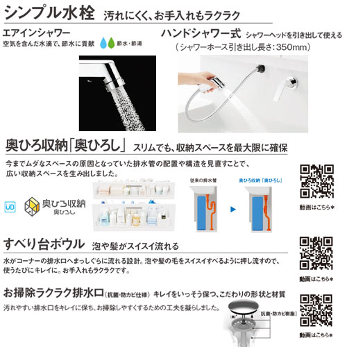 Ldsfl090bcrgn1 Set1 Toto 洗面化粧台セット オクターブスリム 間口1650mm 高さ20mm 2枚引出し シンプル 水栓 3面鏡 ワイドled エコミラー 一般地 リフォームネクスト