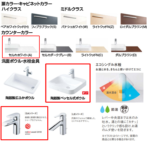 Ldszb090bcgla1 Set W Toto 洗面化粧台セット ドレーナ 間口900mm 高さ1900mm