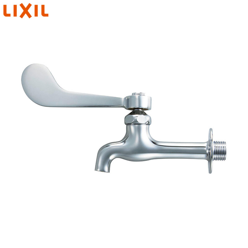 ユーティリティ用蛇口[壁][単水栓][胴長横水栓][レバー式][一般地寒冷地共用]