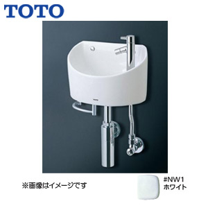 LSH90BAPT#NW1｜TOTO○壁掛手洗器セット[壁掛手洗器][丸形]