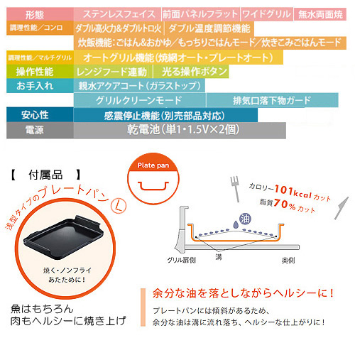 N3wr8pwaskste ノーリツビルトインガスコンロ ピアットワイドグリル 60cm 乾電池