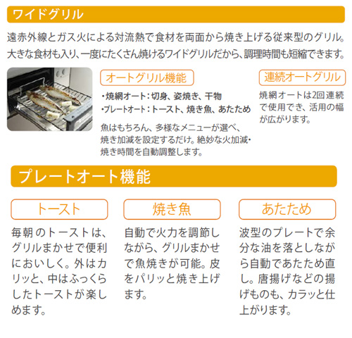 【SALE】ビルトインガスコンロ ピアットライトワイドグリル[60cm][乾電池][ガラストップ:エレガントグレー][前面パネル:シルキーステンレス][ごとく:グレーホーロー][都市ガス]