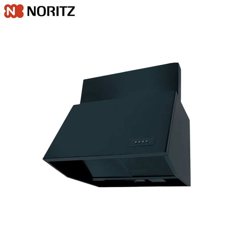 レンジフード[シロッコファン][幅75cm][総高さ75cm][ブーツ型][前幕板付属][ブラック]