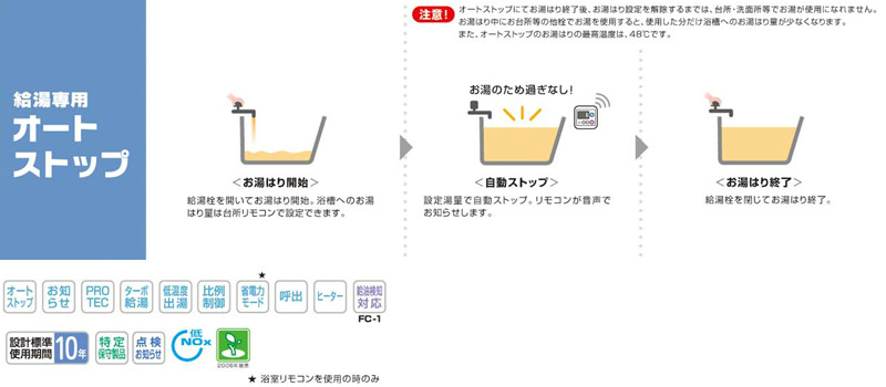 OQB-407YSA｜ノーリツ○石油給湯器[給湯専用][オートストップタイプ]