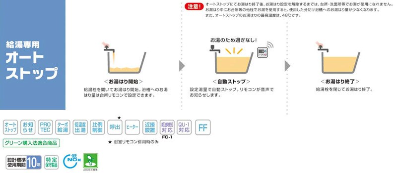 OQB-G4702WAFF｜ノーリツ○石油給湯器[台所リモコンセット][給湯専用]