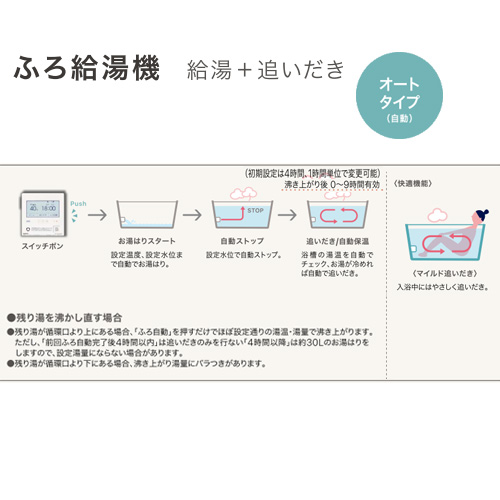 OTX-H4707SAFFMV｜ノーリツ石油ふろ給湯器[浴室・台所リモコンセット