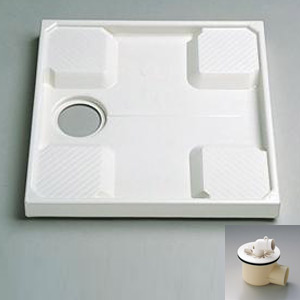 PWSP64HW｜TOTO洗濯機パン[640サイズ][横引きトラップセット]